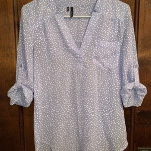 Speckled Purple shirt